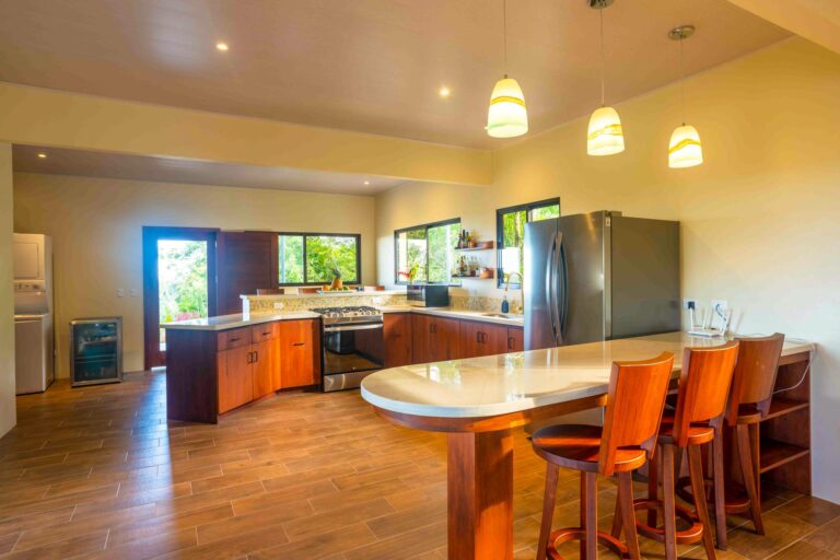 The Main House Kitchen & Living Room at Bella Vida Retreats, Costa Rica, Thursday, July 14, 2022, by Ed Medina.