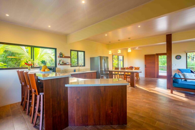 The Main House Kitchen & Living Room at Bella Vida Retreats, Costa Rica, Thursday, July 14, 2022, by Ed Medina.
