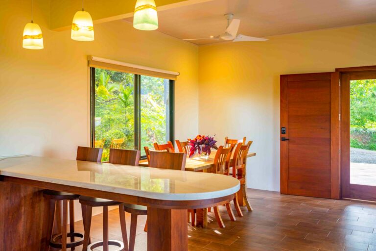The Main House Kitchen & Living Room at Bella Vida Retreats, Costa Rica, Thursday, July 14, 2022, by Ed Medina.
