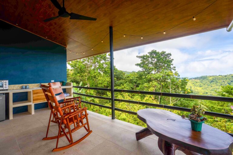 Master Bedroom Balcony in the Main House at Bella Vida, Costa Rica, Saturday, July 16, 2022 by Ed Medina.