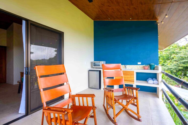 Master Bedroom Balcony in the Main House at Bella Vida, Costa Rica, Saturday, July 16, 2022 by Ed Medina.