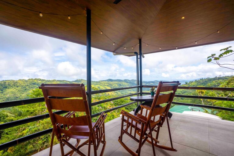 Master Bedroom Balcony in the Main House at Bella Vida, Costa Rica, Saturday, July 16, 2022 by Ed Medina.