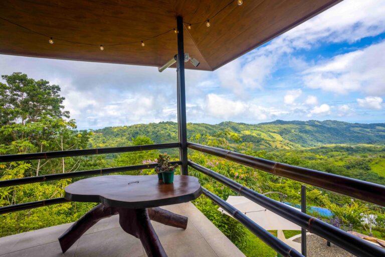 Master Bedroom Balcony in the Main House at Bella Vida, Costa Rica, Saturday, July 16, 2022 by Ed Medina.