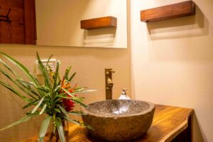 Shared bathroom in the Main House at Bella Vida, Costa Rica, Monday, July 18, 2022 by Ed Medina.